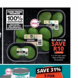 Avocado at Checkers