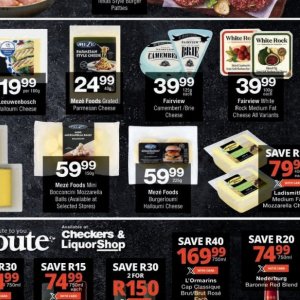 Cheese at Checkers