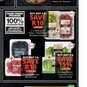 Grapes at Checkers