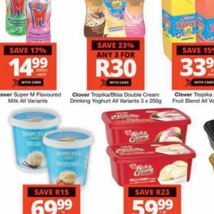 Yoghurt at Checkers
