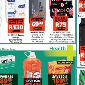 Shampoo at Checkers Hyper