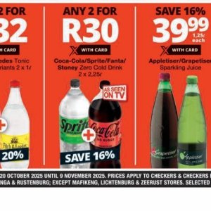  Coca Cola at Checkers