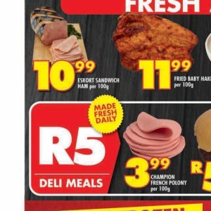 Ham at Shoprite