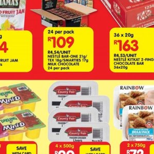 Chocolate at Shoprite