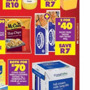 Puff pastry at Shoprite