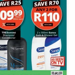 Shower gel nivea  at Checkers