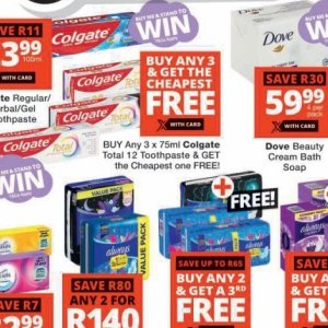 Toothpaste colgate  at Checkers