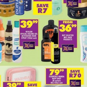 Hair spray at Shoprite
