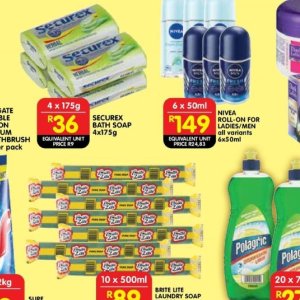 Soap at Shoprite