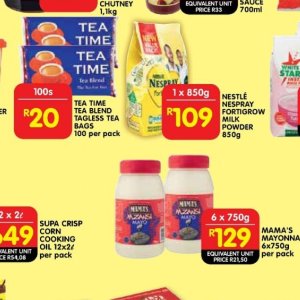 Tea at Shoprite