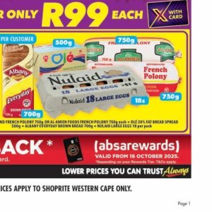 Pork at Shoprite