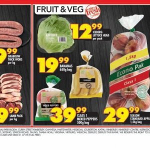 Bananas at Shoprite