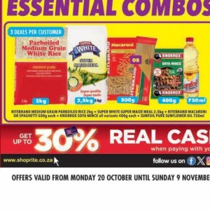 Rice at Shoprite