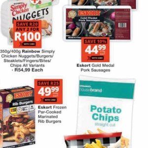 Sausages at Checkers
