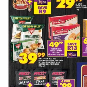 Sausages at Shoprite