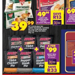 Sausages at Shoprite