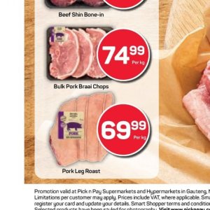 Pork at Pick n Pay Hyper