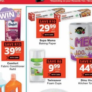 Baking paper at Checkers