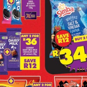 Chocolate at Shoprite