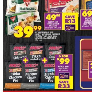Sausages at Shoprite
