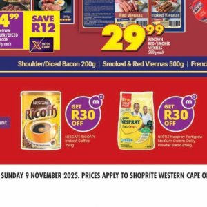 Coffee nescafe  at Shoprite