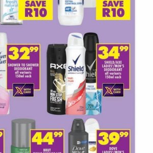 Axe at Shoprite