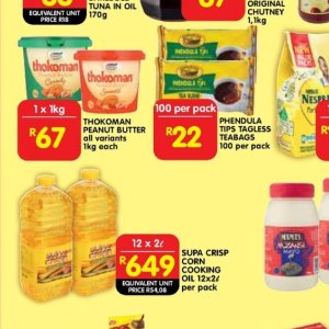 Butter at Shoprite