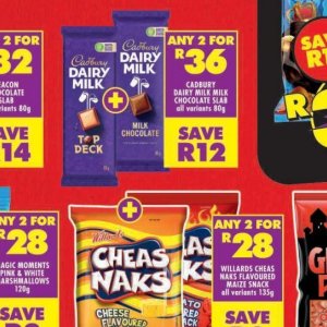 Chocolate at Shoprite