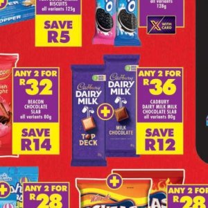 Chocolate at Shoprite