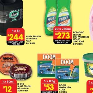 Bleach at Shoprite