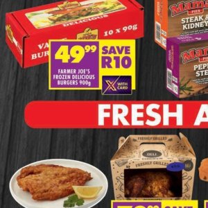 Burgers at Shoprite