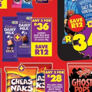 Chocolate at Shoprite