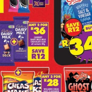Chocolate at Shoprite
