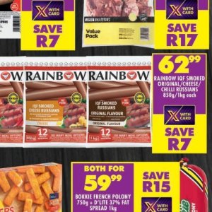 Cheese at Shoprite