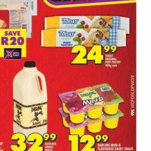 Puff pastry at Shoprite