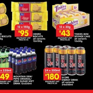 Biscuits at Shoprite