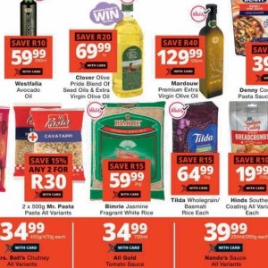Olive oil at Checkers