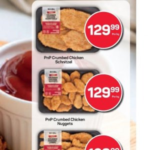 Schnitzel at Pick n Pay Hyper