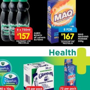 Bleach at Shoprite
