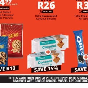 Coconut at Checkers