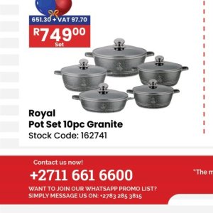 Pot at Africa Cash and Carry