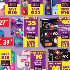 Sanitary pads libresse