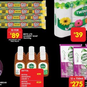Soap at Shoprite