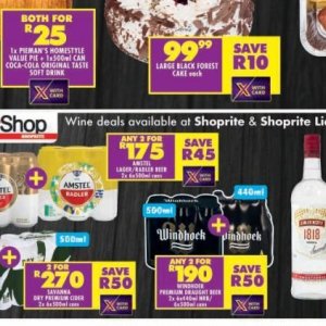 Beer at Shoprite