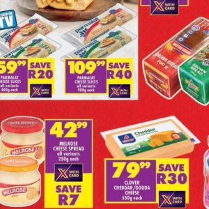 Cheese at Shoprite