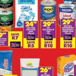 Sugar at Shoprite