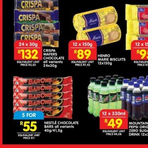 Chocolate at Shoprite