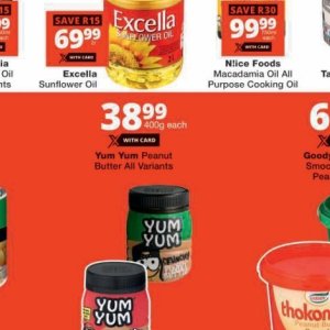 Peanut butter at Checkers