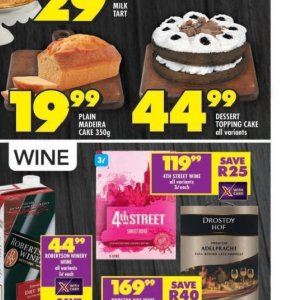 Cake at Shoprite