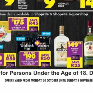 Beer at Shoprite